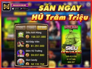 Nổ hũ siêu anh hùng: Tựa Game nổ hũ với 5 trục và 20 dòng