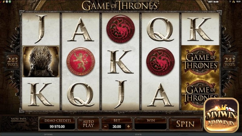 Trò chơi slot Game of Thrones 15 Lines mang đến trải nghiệm hấp dẫn với cốt truyện và nhân vật từ loạt phim nổi tiếng, tạo nên một trò chơi đáng chơi cho người hâm mộ.