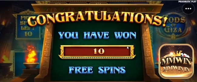 Tính năng Free Spins trao thưởng tối đa 120 vòng cược khiến người chơi thích thú