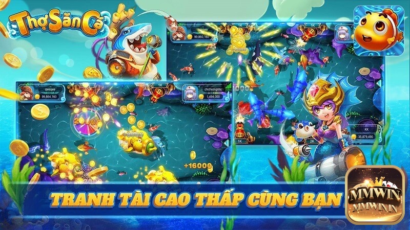 Thợ săn cá là cổng game đang làm mưa làm gió trên thị trường 