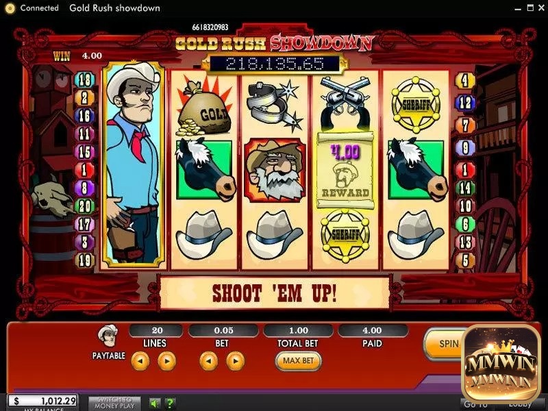 Cách chơi Gold Rush Showdown rất đơn giản