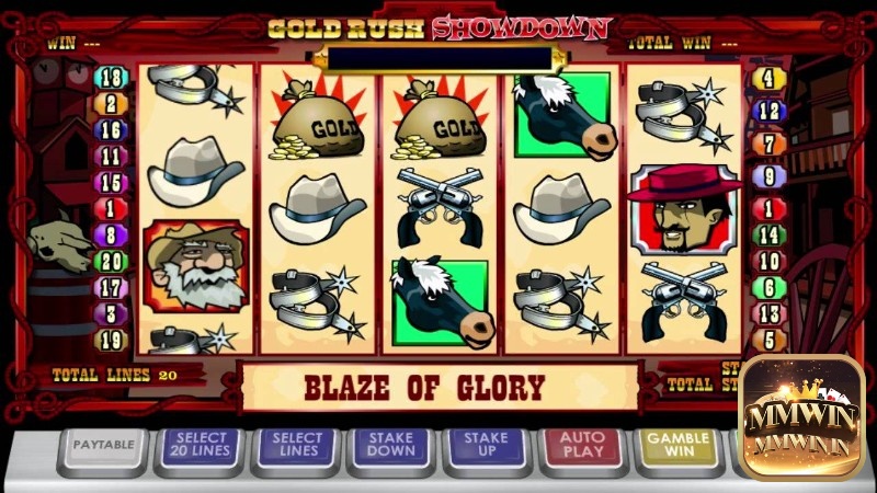 Gold Rush Showdown là một trò chơi slot với RTP là 97,6% 