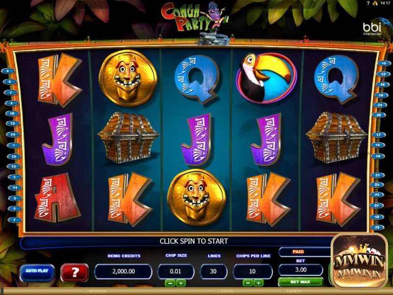 Đây là game slot tuyệt vời có 5 cuộn 3 hàng và 30 dòng thưởng