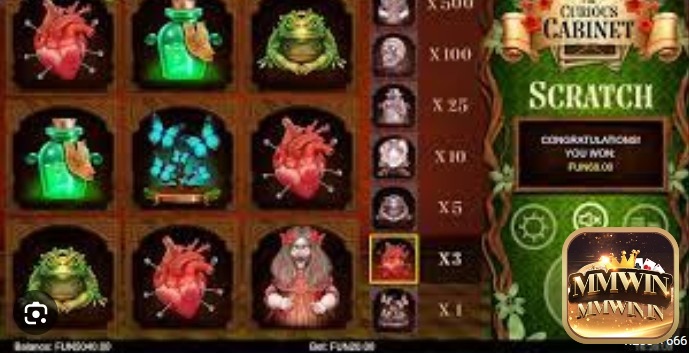 Những tính năng thưởng trong Curious Cabinet Jackpot