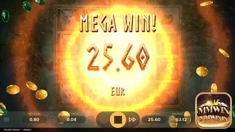 Có thể giành MEGA WIN lên đến 25,60 EURO