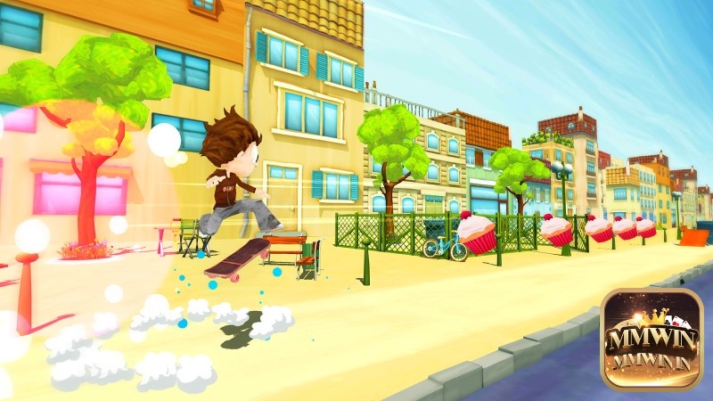 Game Angelo Skate Away có độ khó tăng dần theo từng level