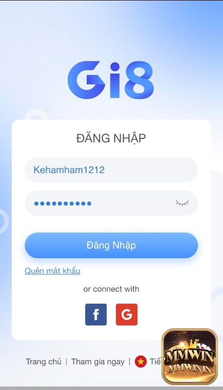 Đăng nhập web cược Gi8