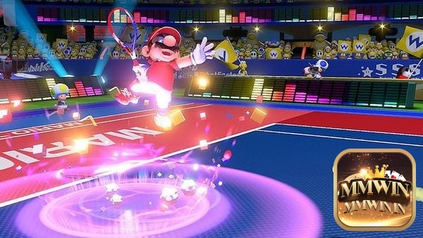 Nhiệm vụ chính của bạn là giành chiến thắng các trận đấu trong game Mario Tennis Aces