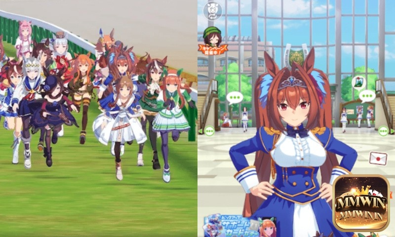 Nhân vật trong game là các cô gái Uma Musume tài năng và xinh đẹp