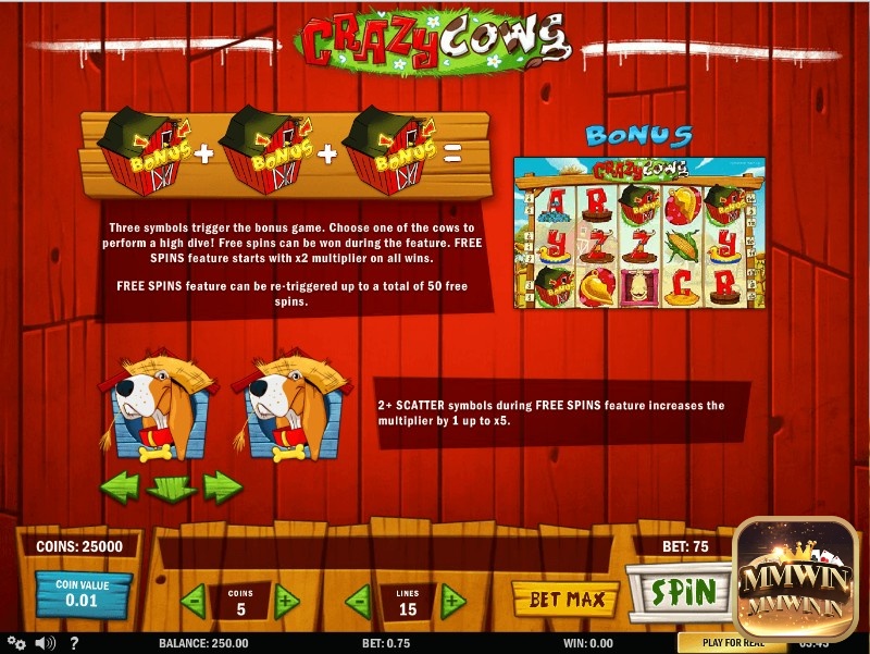 WILD là một biểu tượng mở rộng trong game slot này