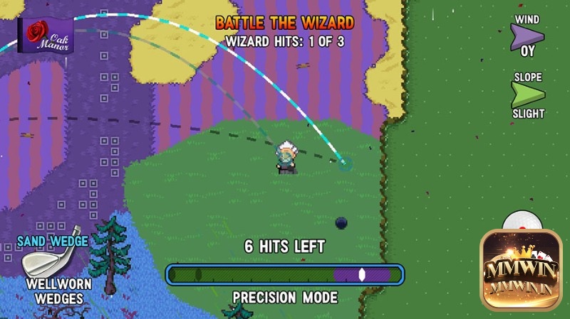 Game Golf Story có phong cách đồ họa pixel art hoài cổ