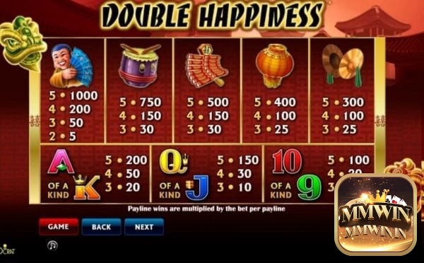 Độ dao động trong game Double Happiness