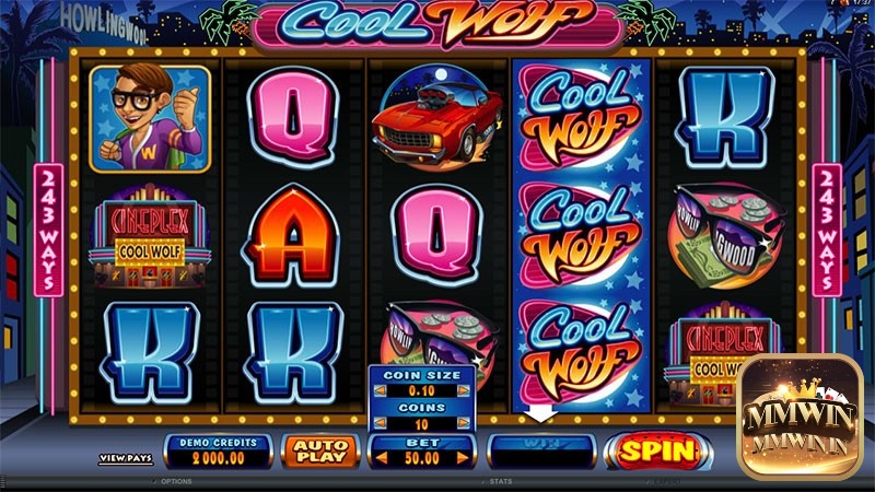 Nhấn Spin nếu bạn đã sẵn sàng chơi slot