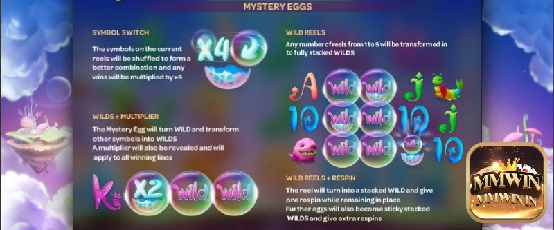 Mỗi quả trứng bí ẩn sẽ đem đến phần thưởng khác nhau trong Mystery Eggs