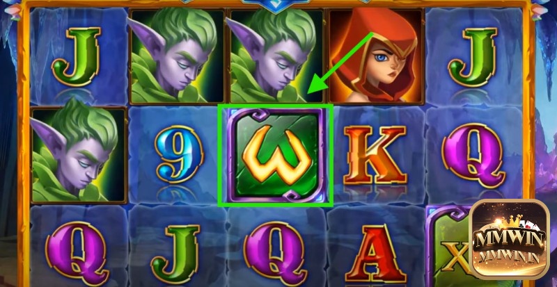 Biểu tượng Wild trong game slot Crystal Clans