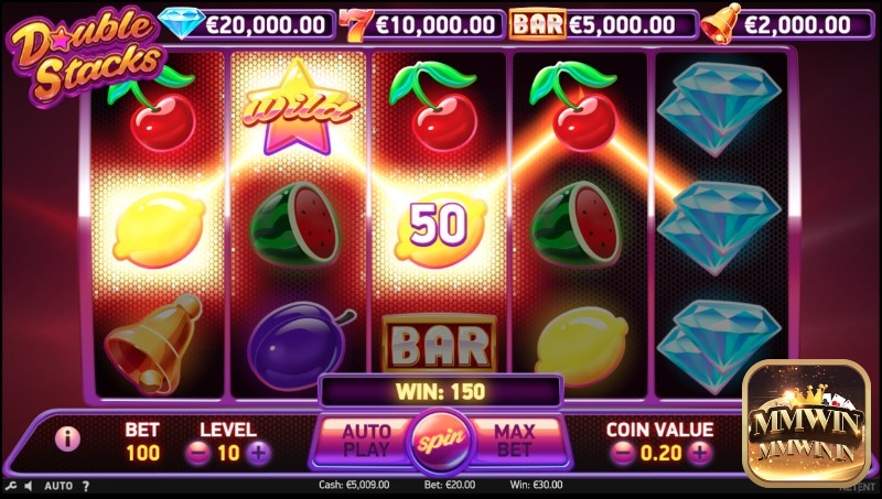 Double Stacks là một game slot rất dễ chơi