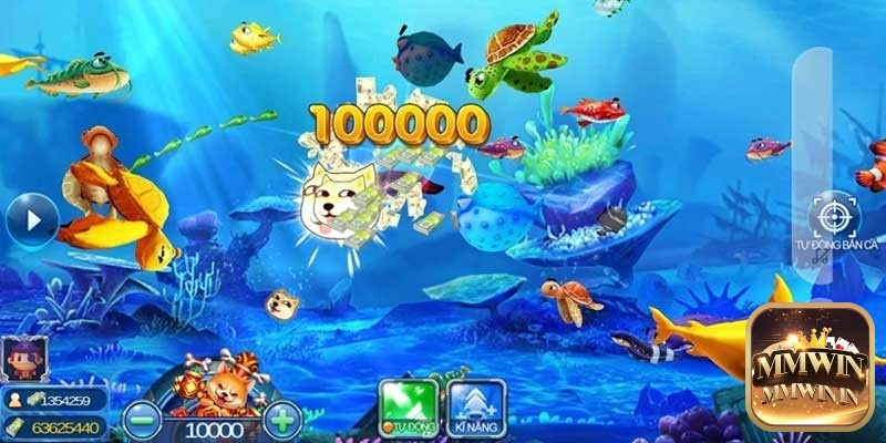Nhiều loài cá xuất hiện trong game ban ca san thuong MMWIN