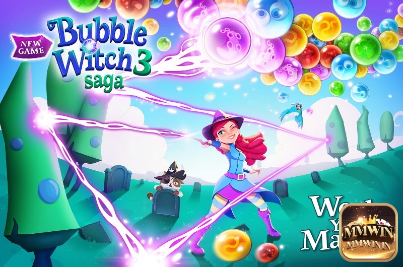 Bubble Witch 3 Saga cùng phù thủy Stella trong hành trình giải cứu thế giới đầy thử thách