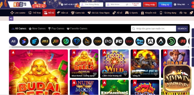 Sảnh nổ hũ với nhiều game slot đa dạng chủ đề