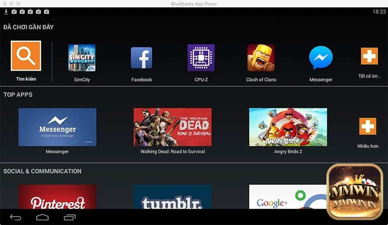 Màn hình giả lập BlueStacks hiển thị game Hay Day đang chạy trên máy tính