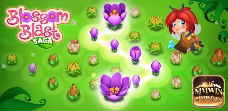 Game Blossom Blast Saga sở hữu hơn 600 cấp độ giải đố khác nhau để người chơi lên chiến thuật nối chuỗi