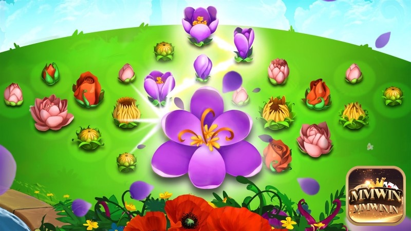 Hiệu ứng bung mở cánh hoa đẹp mắt, gây nghiện thị giác trong Blossom Blast Saga