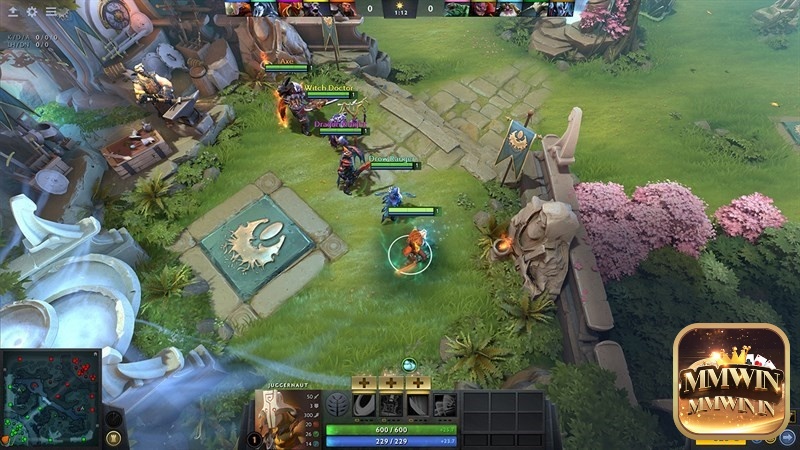 Game Dota 2 có lối chơi chiến thuật đối đầu giữa 2 đội