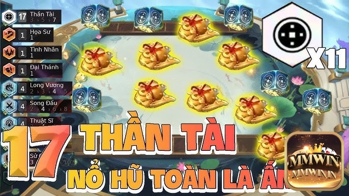 Người chơi tham khảo bảng thanh toán biết chính xác giá trị từng tổ hợp biểu tượng trong phiên bản nổ hũ thần tài đang chơi