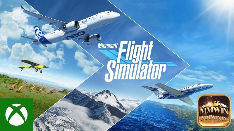 Flight Simulator mô phỏng chi tiết máy bay và siêu xe với hiệu ứng thời tiết động chân thực.