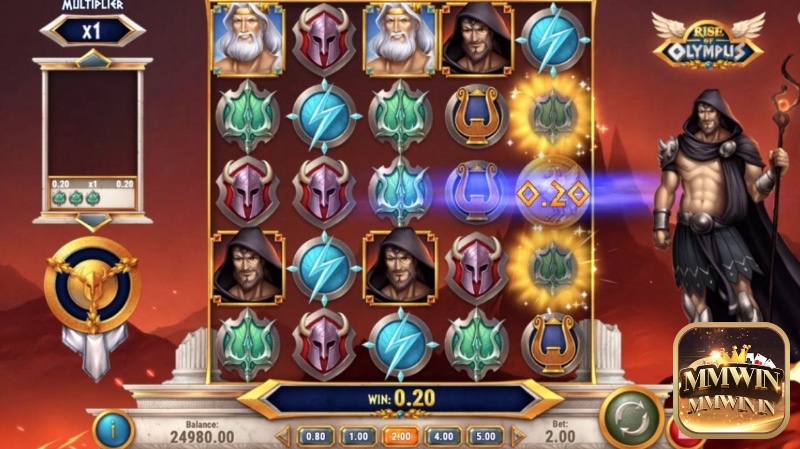 Các tính năng đặc biệt như Hand of God và Free Spins tạo nên những pha đảo chiều bất ngờ và cơ hội thắng lớn.