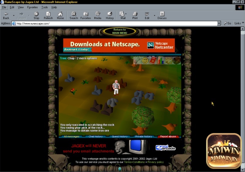 RuneScape – game MMORPG cổ điển với cộng đồng người chơi đông đảo và thế giới mở rộng lớn.