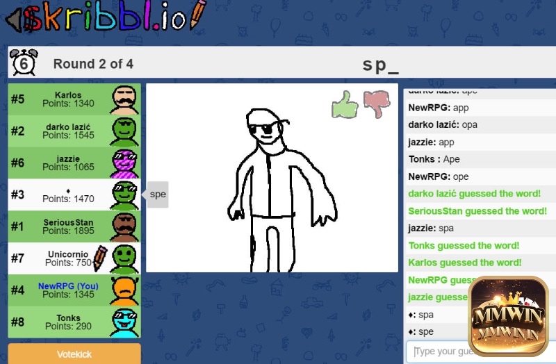 Skribbl.io – nơi hình vẽ ngộ nghĩnh và sự sáng tạo trở thành vũ khí chiến thắng.