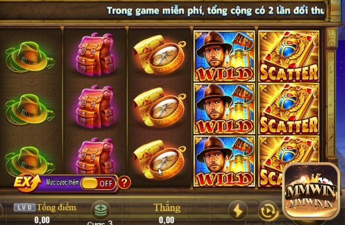 Minh họa các thuật ngữ RTP, Volatility, Free Spins và Wild Symbol trong slot game.