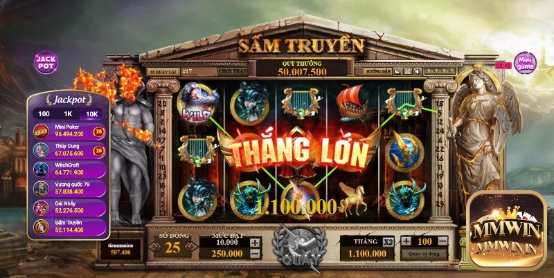 Giao diện phiên bản classic với biểu tượng Scatter và hệ thống Jackpot cố định bốn cấp.