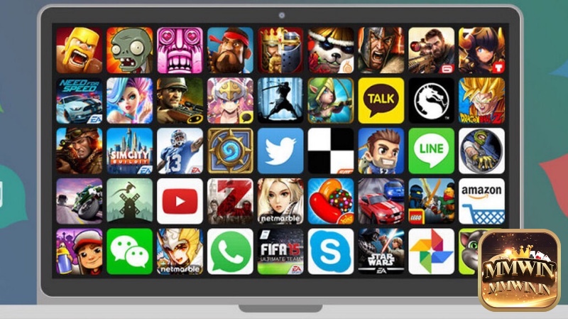 Người chơi sử dụng giả lập Android trên PC để trải nghiệm game mobile với đồ họa sắc nét, điều khiển mượt mà và màn hình lớn