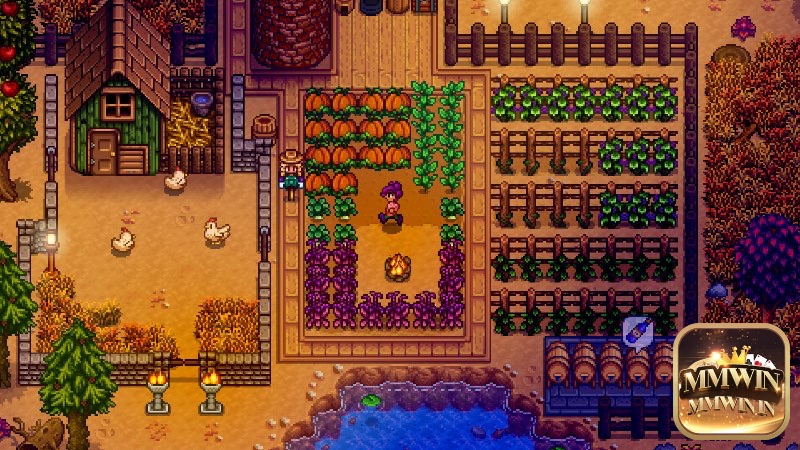 Stardew Valley – game mô phỏng nông trại nhẹ nhàng nhưng có chiều sâu và gây nghiện.