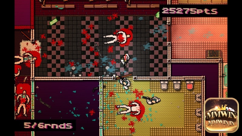Hotline Miami – game hành động tốc độ cao với phong cách nghệ thuật độc đáo.
