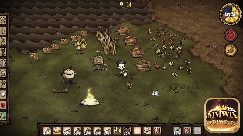 Don’t Starve – game sinh tồn nghệ thuật và thách thức với phong cách vẽ tay độc đáo.
