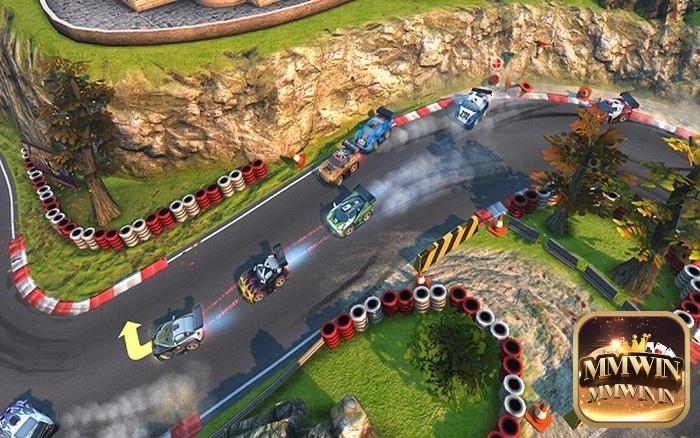 Tranh tài trên đường đua đầy màu sắc trong game 4 người thể loại đua xe