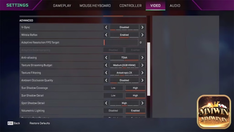 Điều chỉnh cấu hình đồ họa giúp tăng FPS và đảm bảo trải nghiệm chơi game mượt mà hơn.