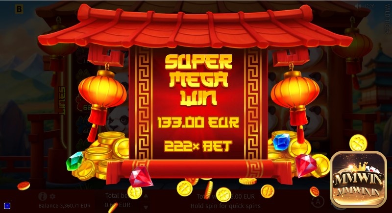 Tham gia phiên bản game slot Wild Wild Tiger sẽ giúp bạn dần làm quen với trò chơi này trước khi bắt đầu chơi chính thức