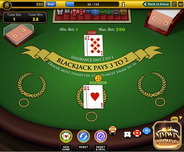 Super Fun 21 có quy tắc về thắng với 5 lá hoặc 6 lá dưới 21 điểm vô cùng hấp dẫn