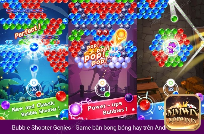 Bubble Shooter Genies cân bằng giữa giải trí nhẹ nhàng và thử thách