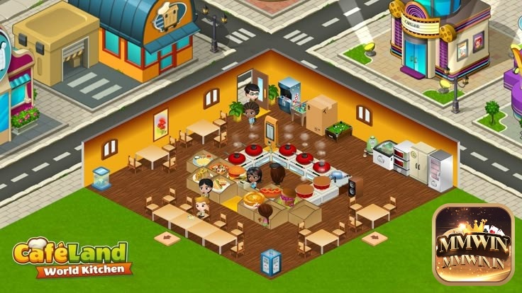 Caferland mang đến cho người chơi cơ hội phát triển nhà hàng của riêng mình
