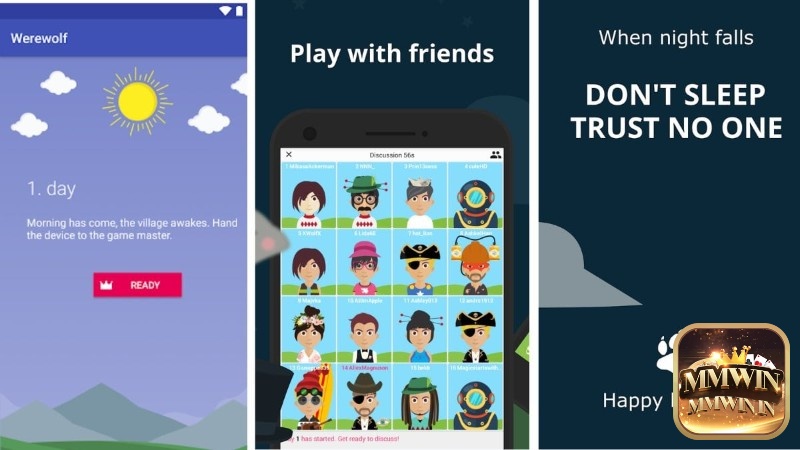 Trải nghiệm game ma sói mọi lúc, mọi nơi chỉ với vài thao tác chạm trên điện thoại ngay nhé!