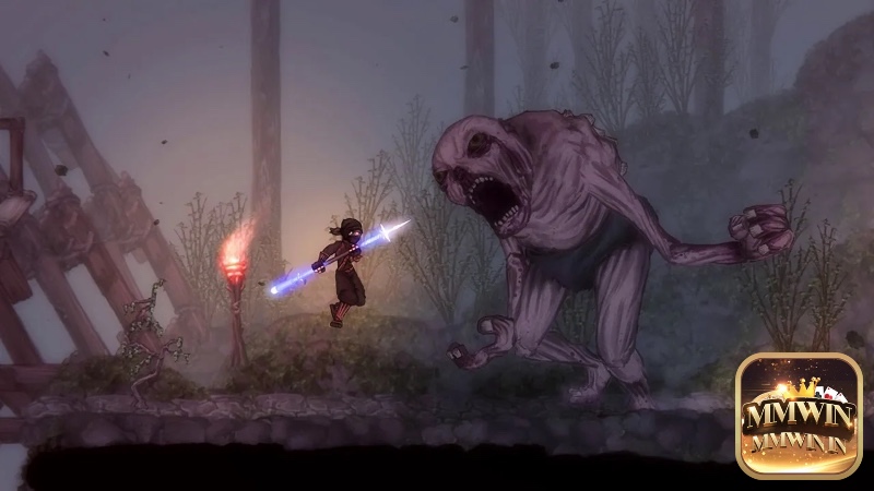 Nhịp độ thử thách và đặc trưng Souls-like được thể hiện qua phong cách chiến đấu khắc nghiệt trong môi trường hai chiều.