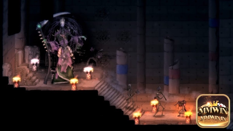 Tông màu trầm và đường nét thủ công tạo nên bản sắc thị giác khó nhầm lẫn của tựa game Salt and Sacrifice.