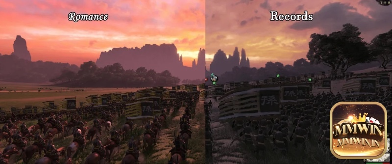 Sự khác biệt trong triết lý thiết kế giữa hai chế độ, phản ánh lựa chọn trải nghiệm mang tính anh hùng hóa hoặc bám sát sử liệu.