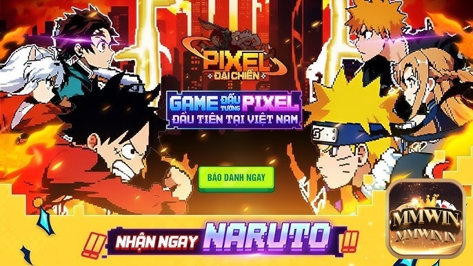 Pixel Đại Chiến nổi bật nhờ đồ họa pixel dễ thương và kho tướng anime cực phong phú