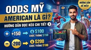 Odds Mỹ American là gì? Hướng dẫn đọc kèo chi tiết, dễ hiểu